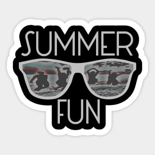 Summer Fun Sunglasses Reflection Sticker